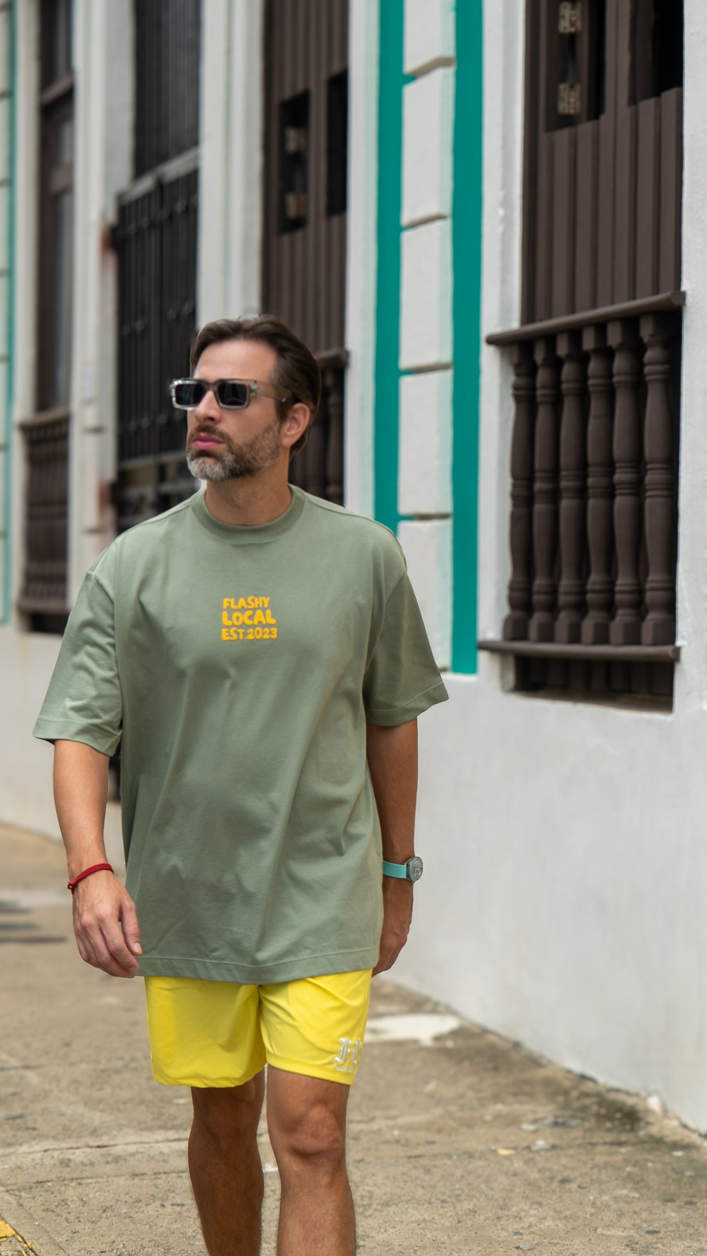 Flashy Local Yellow Shorts